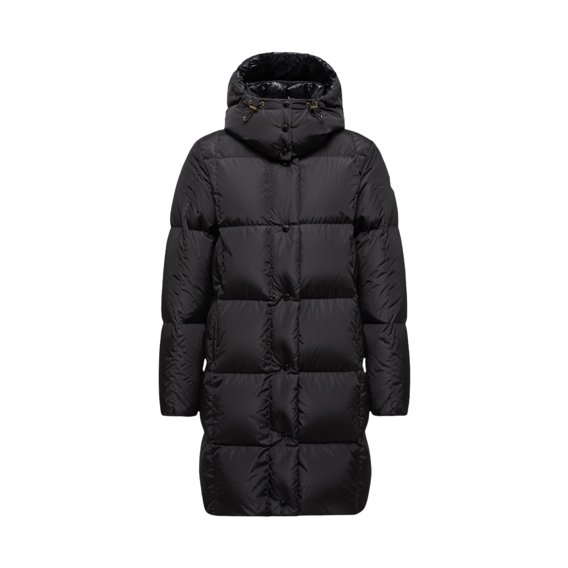 LITTE 1C00020 539ZD 99B [15% 쿠폰] (W) Moncler Litte Square Quilted Hooded Long Down Jacket Black - 25FW
