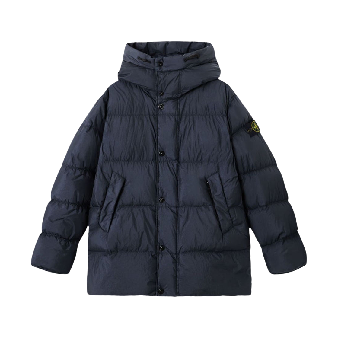 K2S154100012 S0A23 V002 [15% 쿠폰] Stone Island 4100012 Crinkle Reps NY Recycled Nylon Wind Resistant Down Parka Navy Blue - 25FW