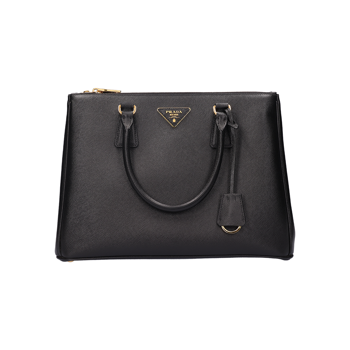 ITKOO67JUK3B Prada Galleria Large Tote Bag Saffiano Leather Lux Black