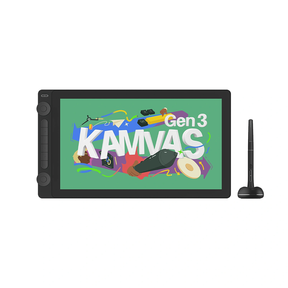 휴이온 Kamvas 16 Gen3 블랙 캄바스 액정타블렛([HUION] Kamvas 16 Gen3 Black) - 2
