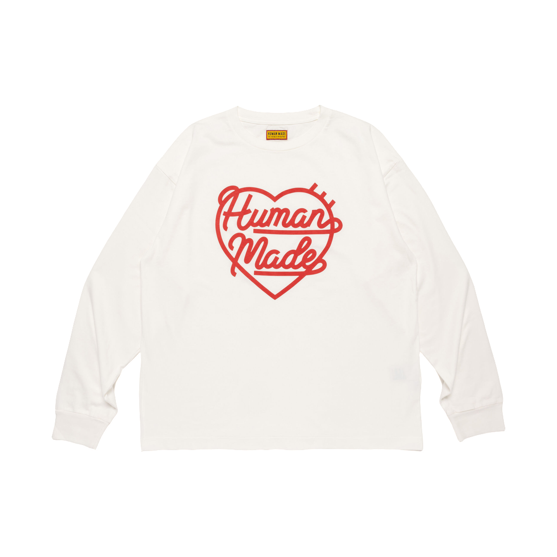 HM32CS072 Human Made Graphic L/S T-Shirt White