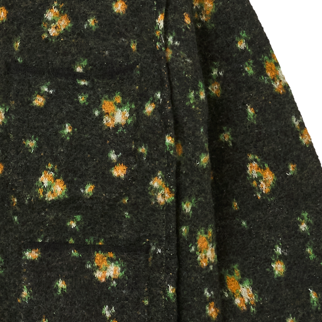 퍼버즈 우먼 플로럴 도트 니트 가디건 블랙 - 26FW(Perverze Women Floral Dot Knit Cardigan Black - 26FW) - 4