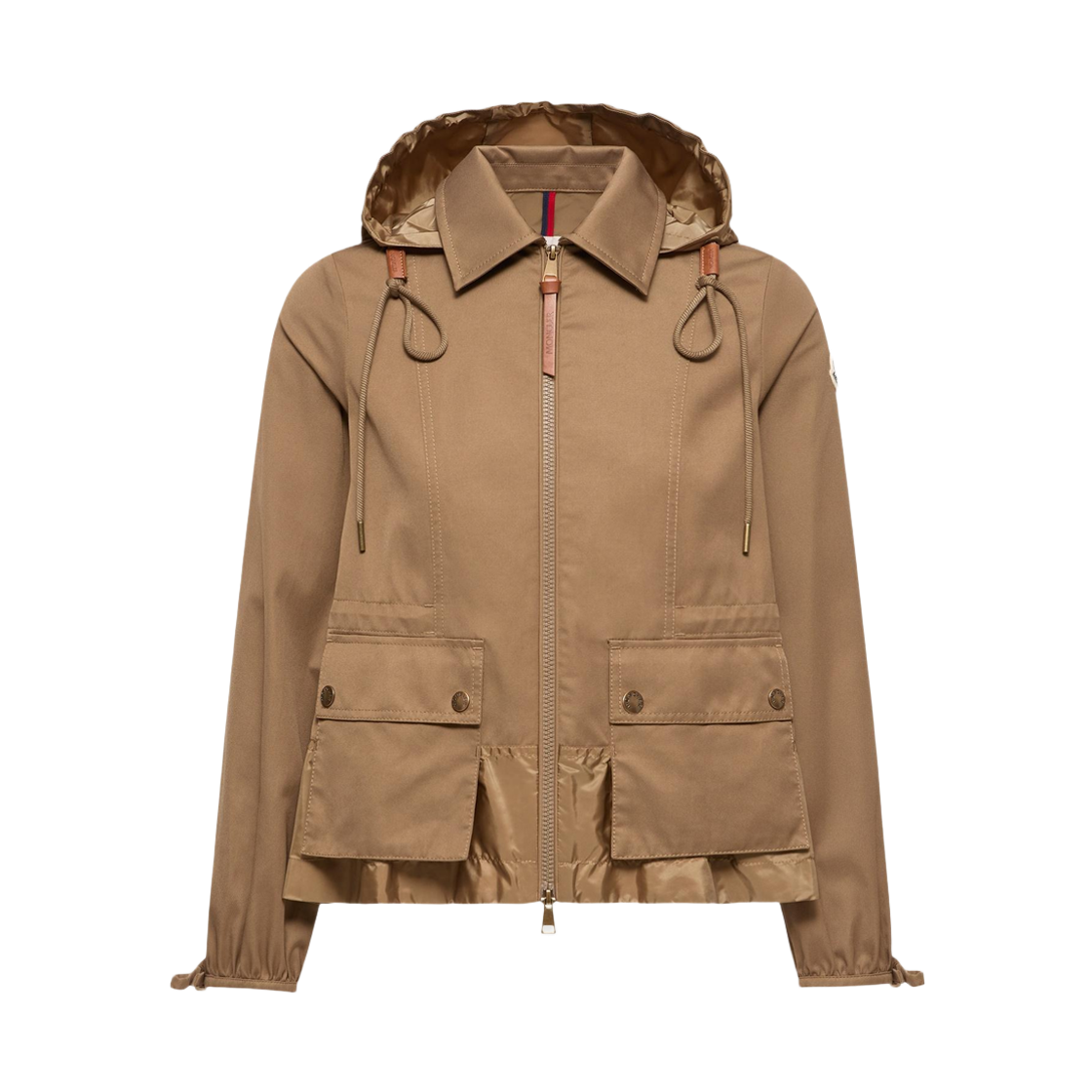 ADENIUM 1A00128 5996F 2 [15% 쿠폰] (W) Moncler Adenium Hooded Jacket Camel Beige - 26SS