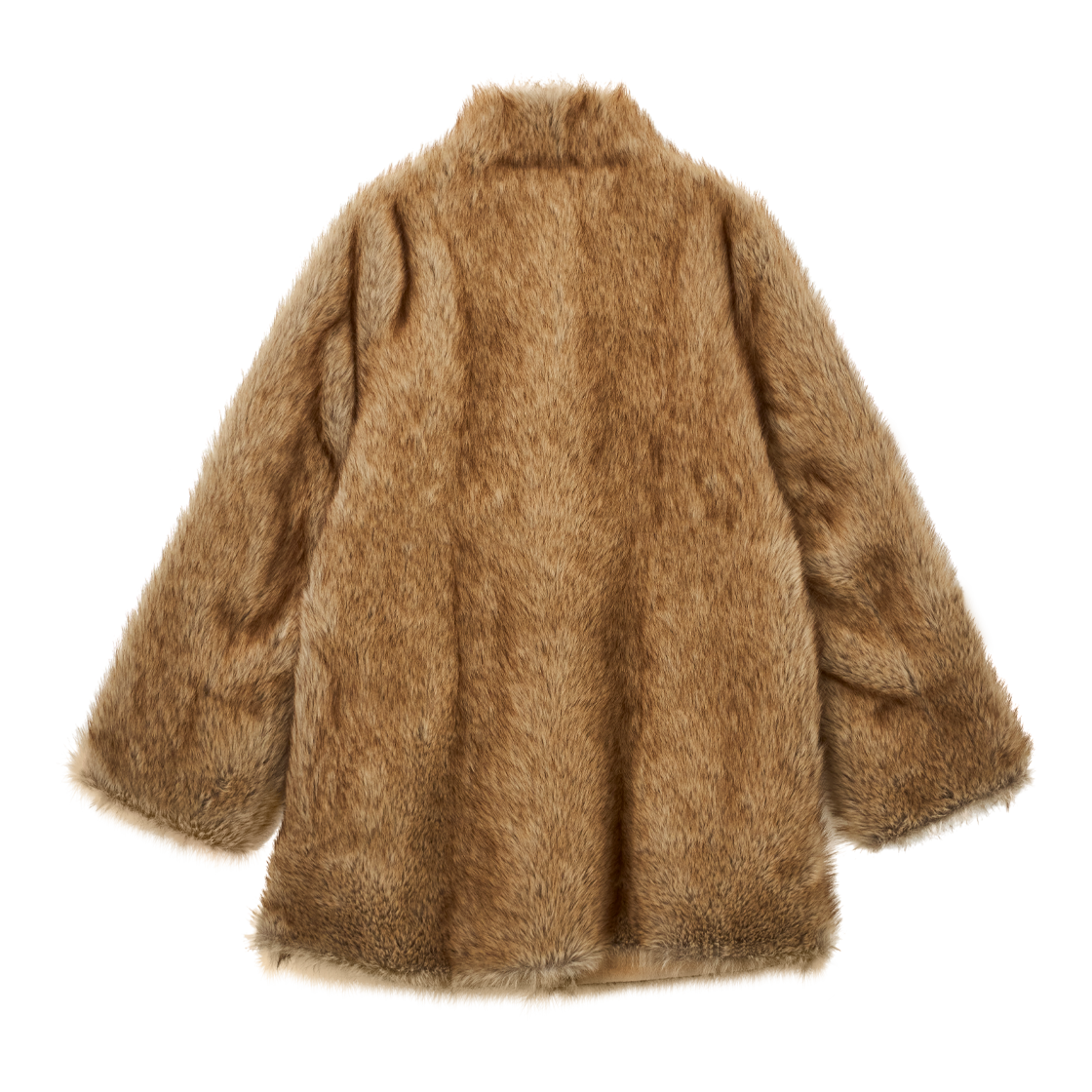 퍼버즈 우먼 패널드 리버서블 퍼 코트 베이지 - 26FW(Perverze Women Paneled Reversible Fur Coat Beige - 26FW) - 2