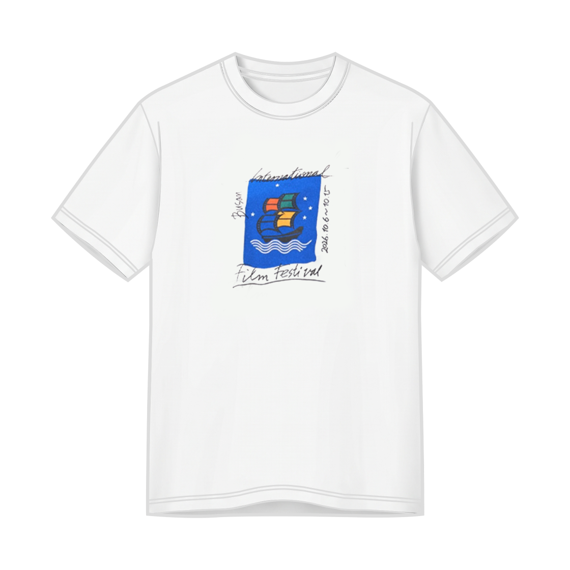 - IAB Studio x p!tt Ocean of Cinema T-Shirt White