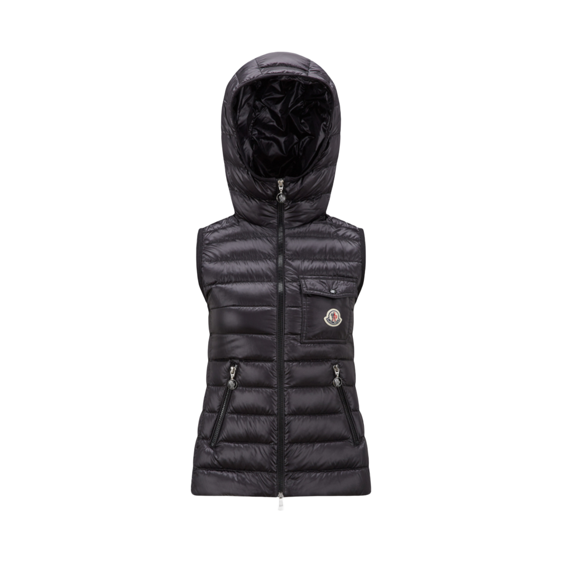 GLYGOS 1A00075 595ZZ 99 [15% 쿠폰] (W) Moncler Glygos Hooded Down Vest Black - 25SS