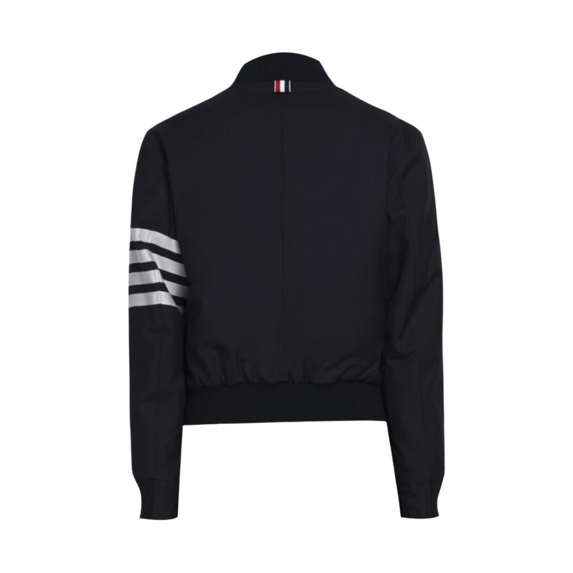 MJO030A 06146 415 25F [15% 쿠폰] Thom Browne Plain Weave Suiting 4-Bar Knit Blouson Jacket Navy