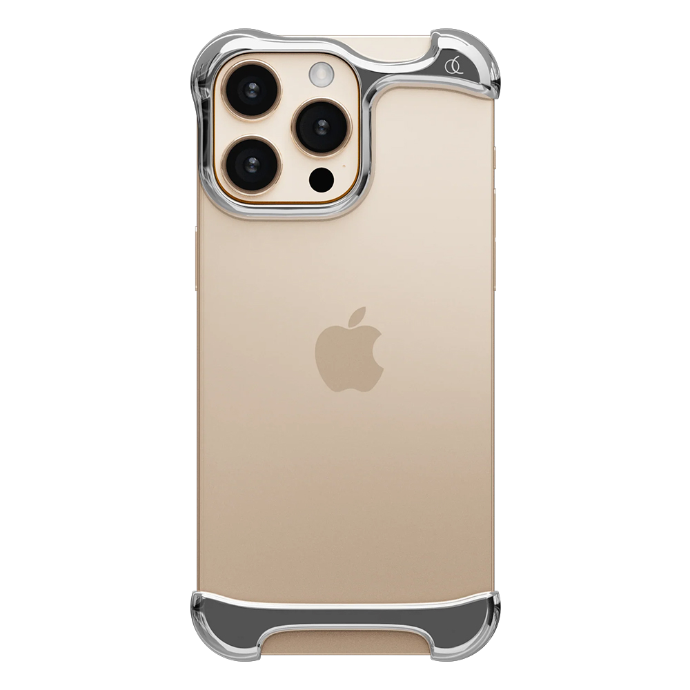 아크펄스 아이폰 항공 알루미늄 범퍼 케이스 미러 실버 (아이폰 16 시리즈)(Arc Pulse iPhone Aerospace Aluminum Bumper Case – Mirror Silver (iPhone 16 Series)) - 2