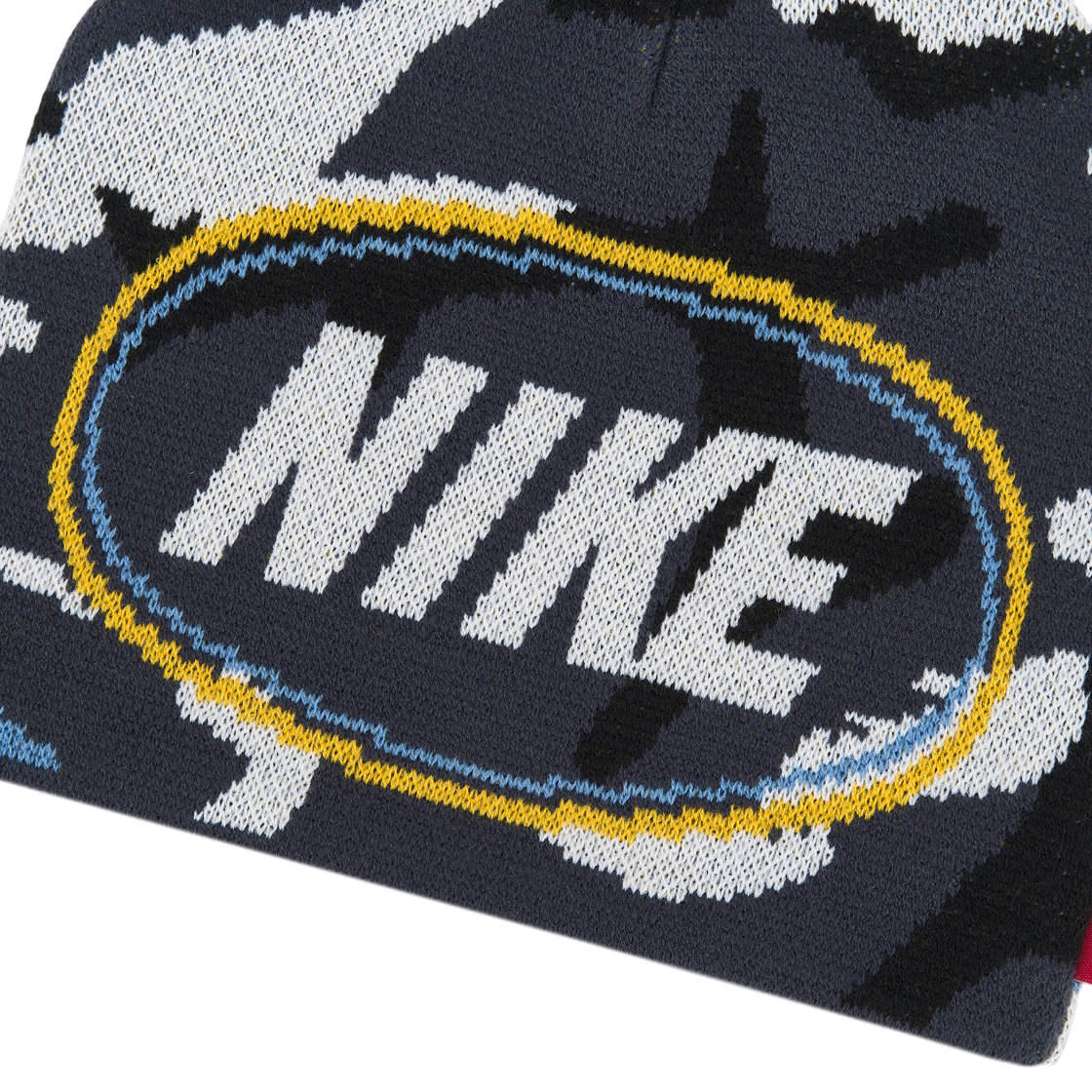 슈프림 x 나이키 오발 비니 블루 카모 - 26FW(Supreme x Nike Oval Beanie Blue Camo - 26FW) - 3