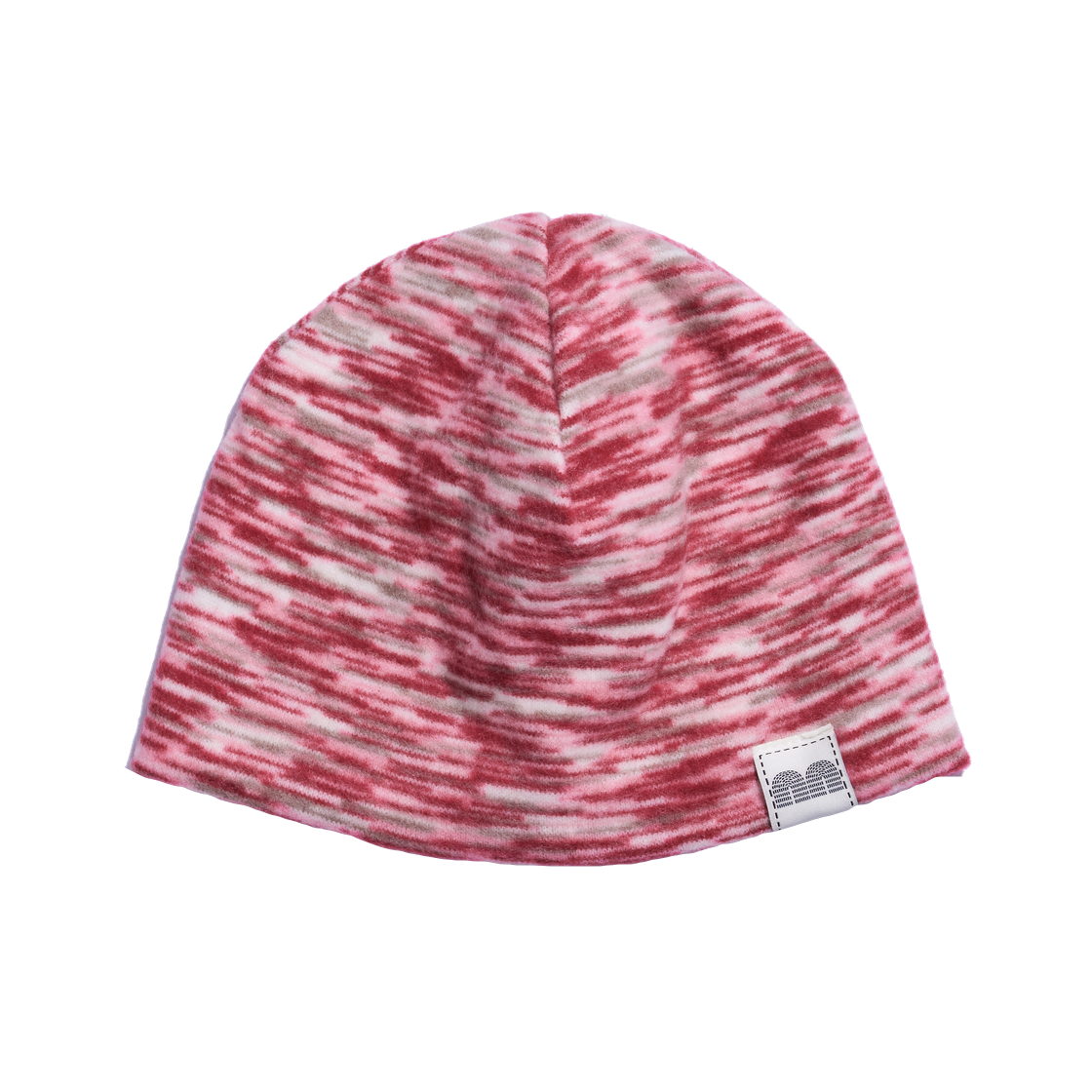 nn26ac19rd Not New nn Label Melange Fleece Beanie Red