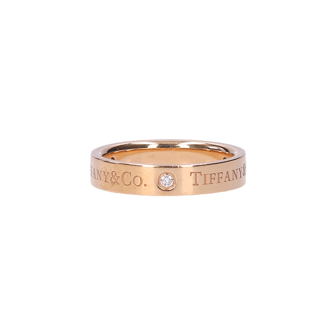 IT7TJ5SK9PPM Tiffany & Co. 3P Band Ring 18K Rose Gold & Diamond