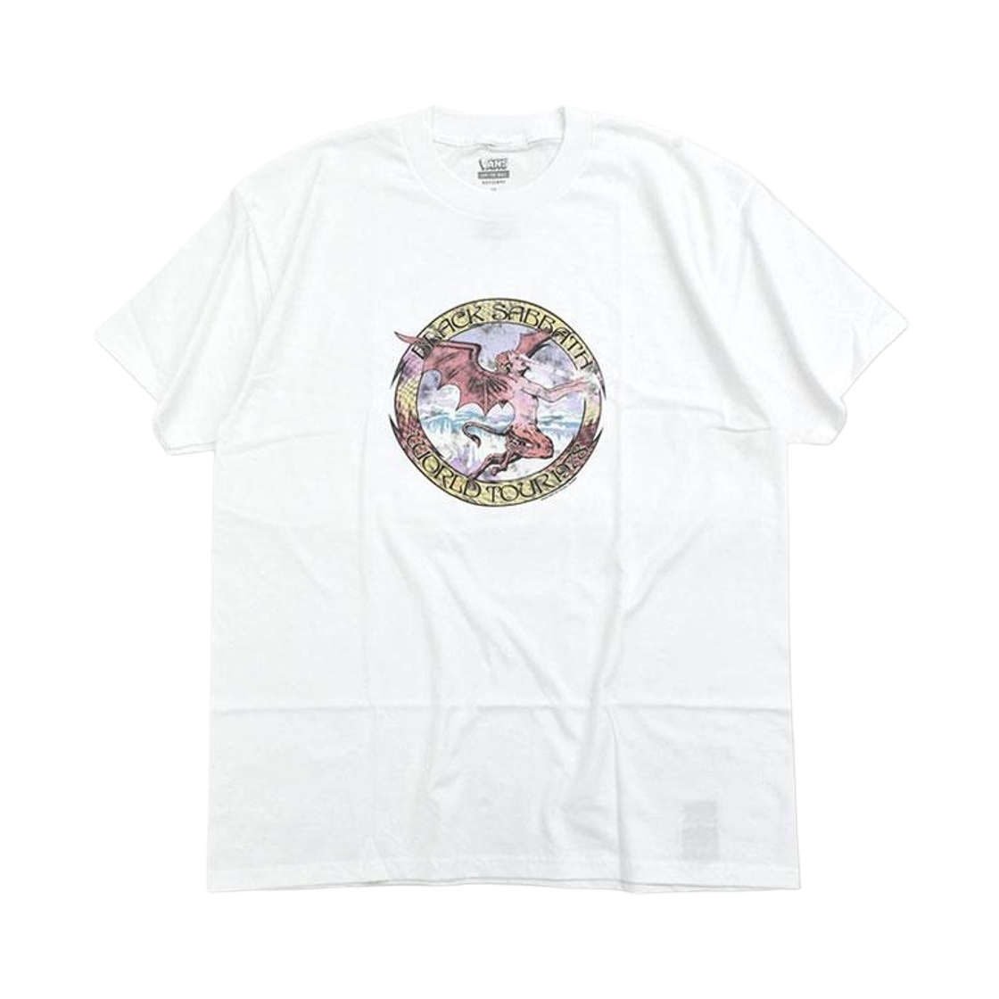 VN001350WHT Vans x Black Sabbath Obi Short Sleeve T-Shirt White