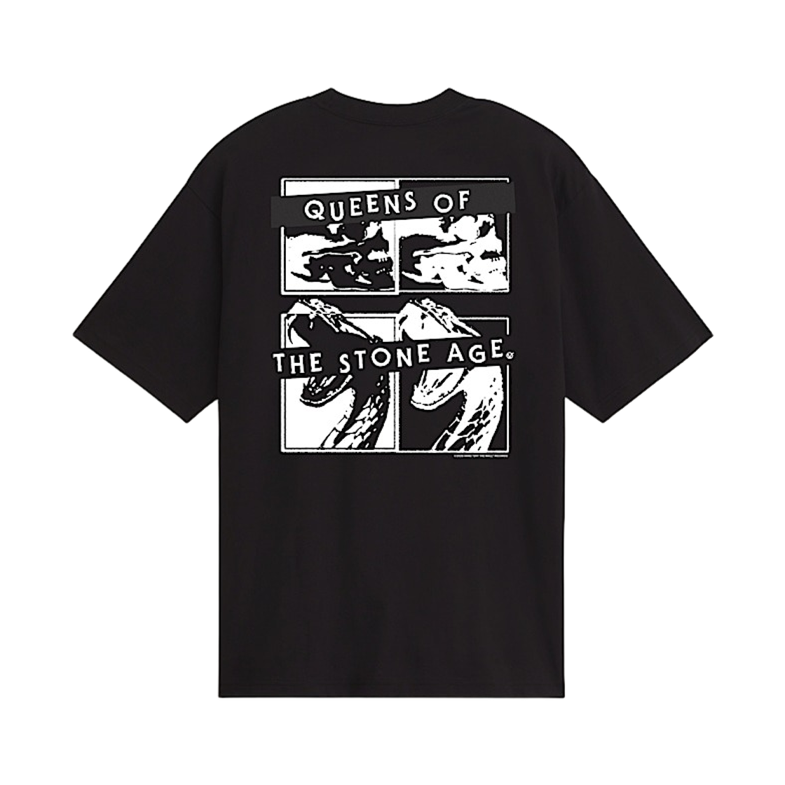 VN00134WBLK Vans x Queens of the Stone Age Ouroboros T-Shirt Black