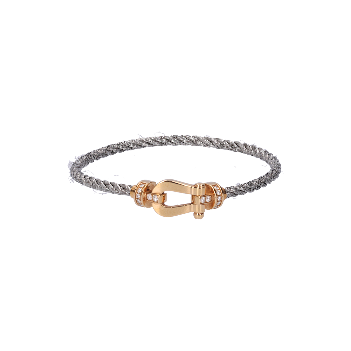 ITQ6MUTO9HOV Fred Diamond Bracelet Strap 18K Rose Gold & Silver