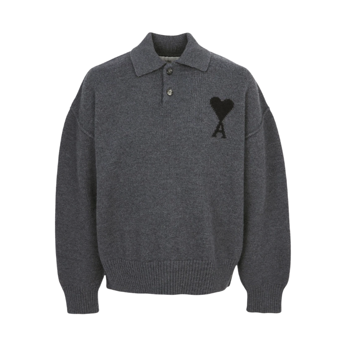 UPL409 018 0504 M 25F [15% 쿠폰] AMI Collar Knit Gray