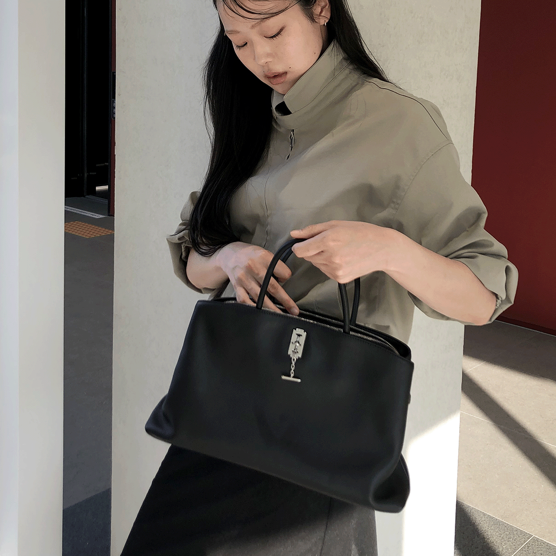 분크 토크 디토 토트 미듐 블랙(vunque Toque Ditto Tote M Black) - 2