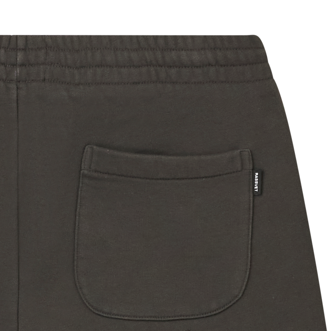 라스벳 써멀 라인드 집 스웻팬츠 블랙 - 26FW(Rassvet Thermal Lined Zip Sweatpants Black - 26FW) - 6