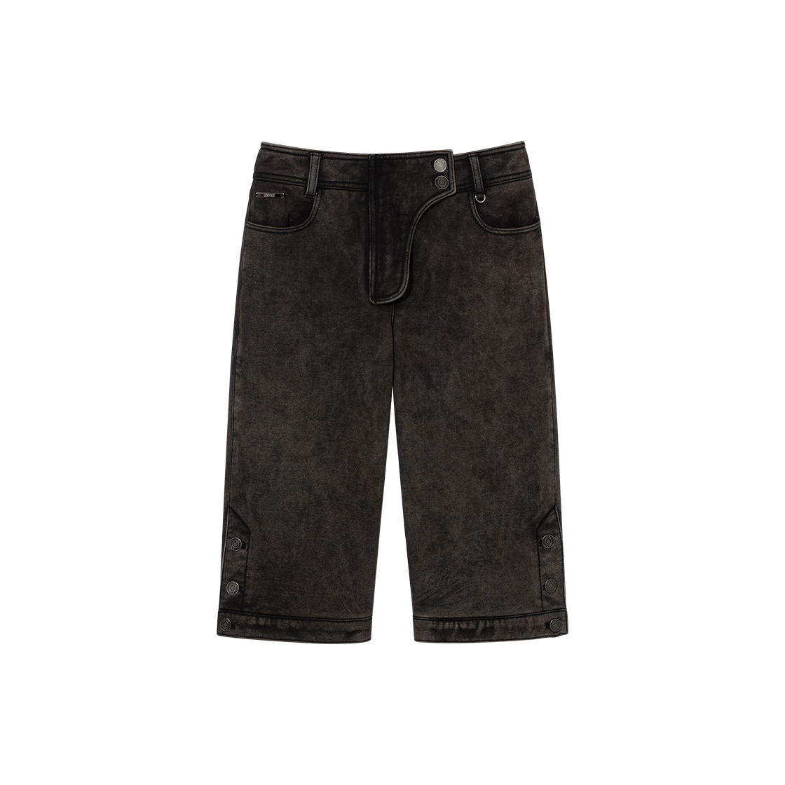 Z26F-WPT10-DG Znuz Carzo Mineral Capri Pants - D/Grey
