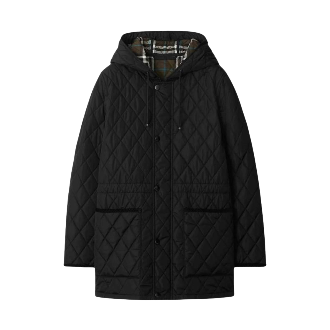 8105107 BLACK 25S [15% 쿠폰] (W) Burberry Quilted Nylon Parka Black