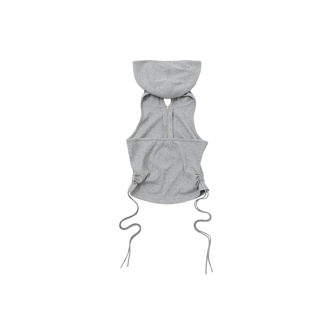 제뉴즈 슬리브리스 후디즈 - 멜란지 그레이(Znuz Sleeveless Hoodiez - M/Grey) - 2