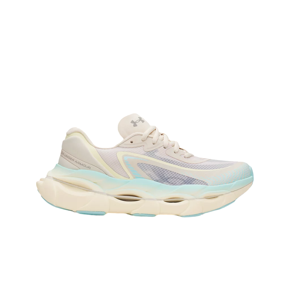 6010216-110 (W) Under Armour UA HB Racer 2 Running Shoes Summit White Opal Blue Mod Gray