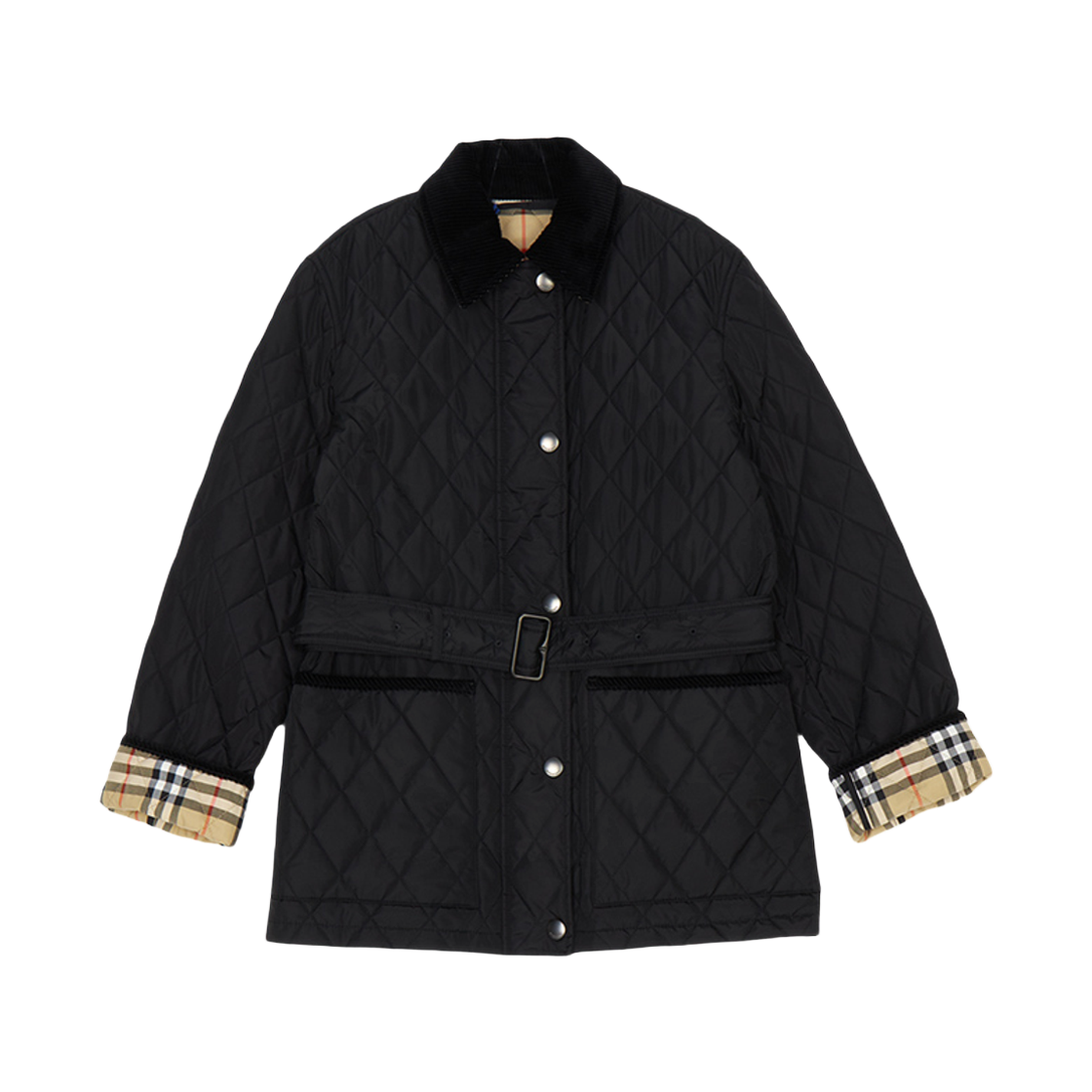 8110378 BLACK 25F [15% 쿠폰] (W) Burberry Chiltern Quilted Jacket Black