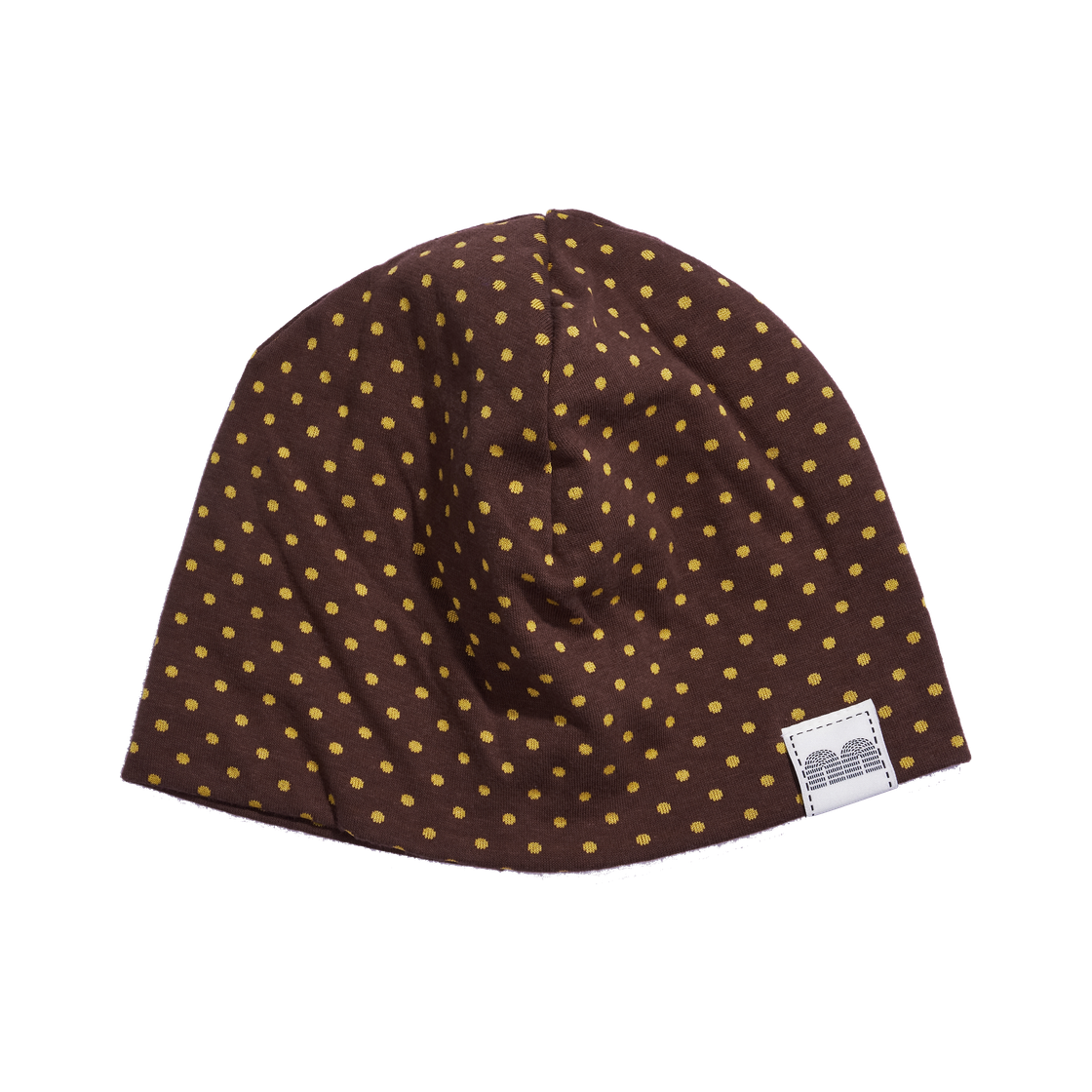 nn26ac17br Not New nn Label Honey Dot Beanie Brown