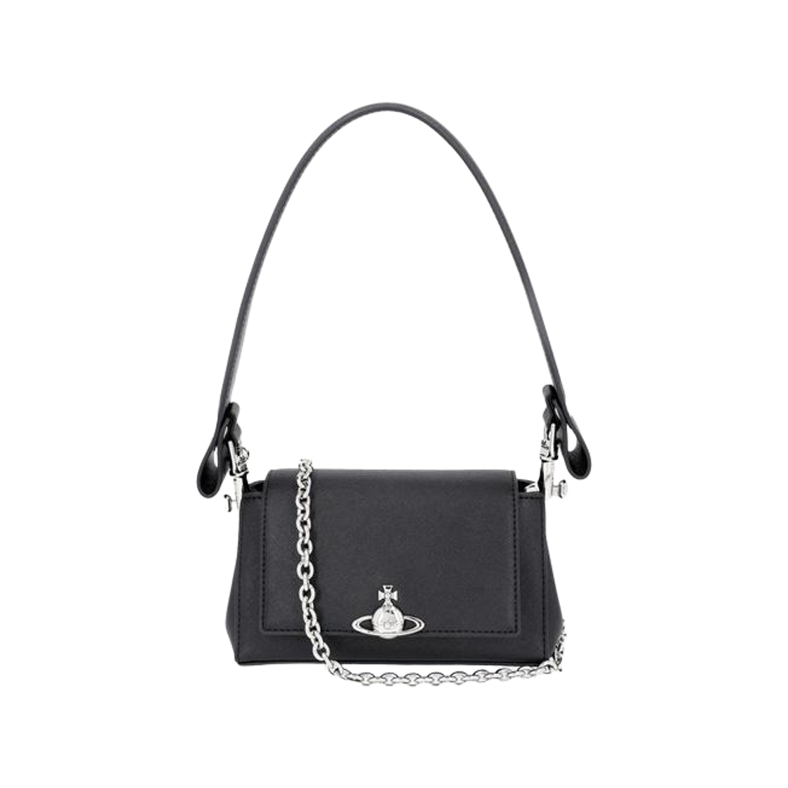 4603000WW-S0021-N401 Vivienne Westwood Hazel Shoulder Bag Black