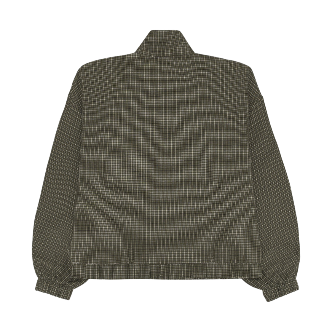 (W) 아디다스 체크 트랙탑 올리브 스트라타 원더 베이지 - KR 사이즈((W) Adidas Check Track Top Olive Strata Wonder Beige - KR Sizing) - 2