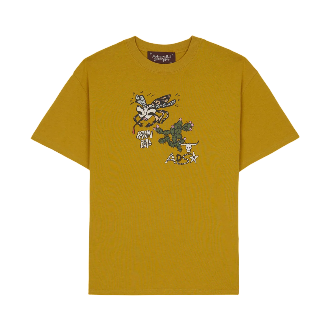 브레인 데드 x 앤더슨벨 모스키토 티셔츠 앰버(Brain Dead x Andersson Bell Mosquito T-Shirt Amber)