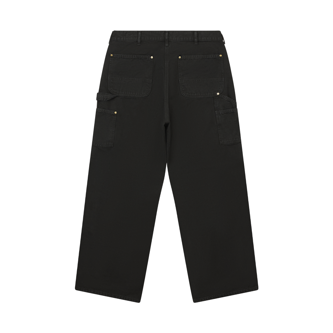오어슬로우 대드 핏 옥스포드 페인터 팬츠 블랙- 26FW(Orslow Dad's Fit Oxford Painter Pants Black - 26FW) - 2