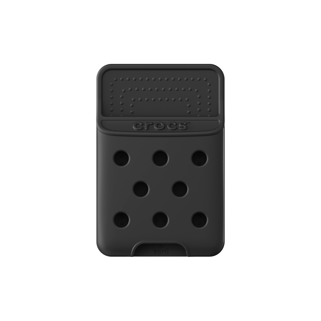 에스엘비에스 크록스 블랙 마그넷 카드지갑(SLBS Crocs  Black Magnet Card Wallet)