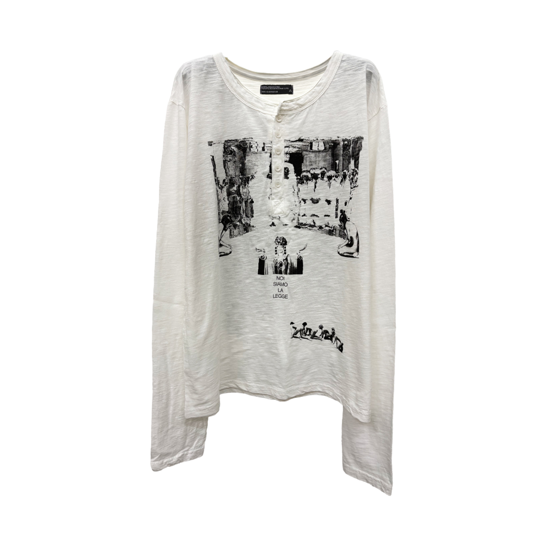 26100223 Sundayoffclub Salò Henley Long Sleeve T-shrt