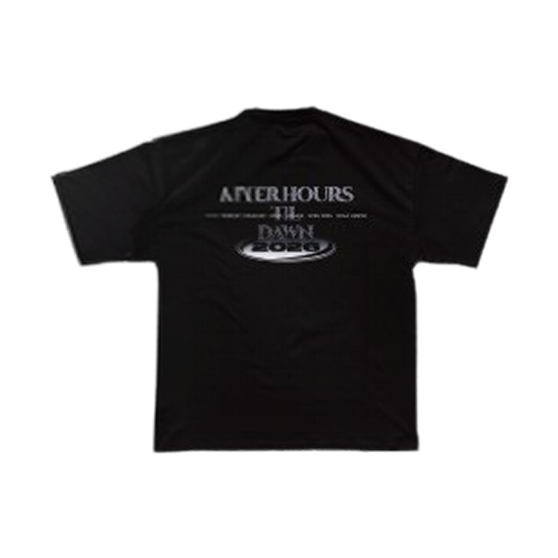 더 위켄드 애프터 아워스 틸 던 투어 픽셀 포토 투어 티셔츠 블랙(The Weekend After Hours Till Dawn Tour Pixel Photo Tour T-Shirt Black) - 2