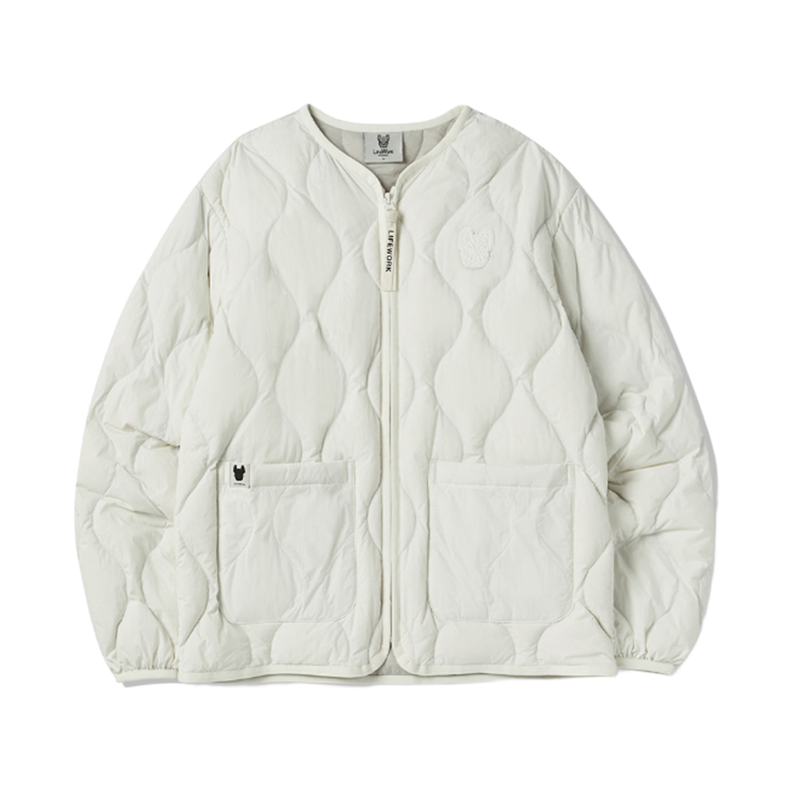 라이프워크 웨이브 퀼팅 라이트 다운 점퍼_LW234DJ100(Lifework Wave Quilted Light Down Jumper_LW234DJ100)