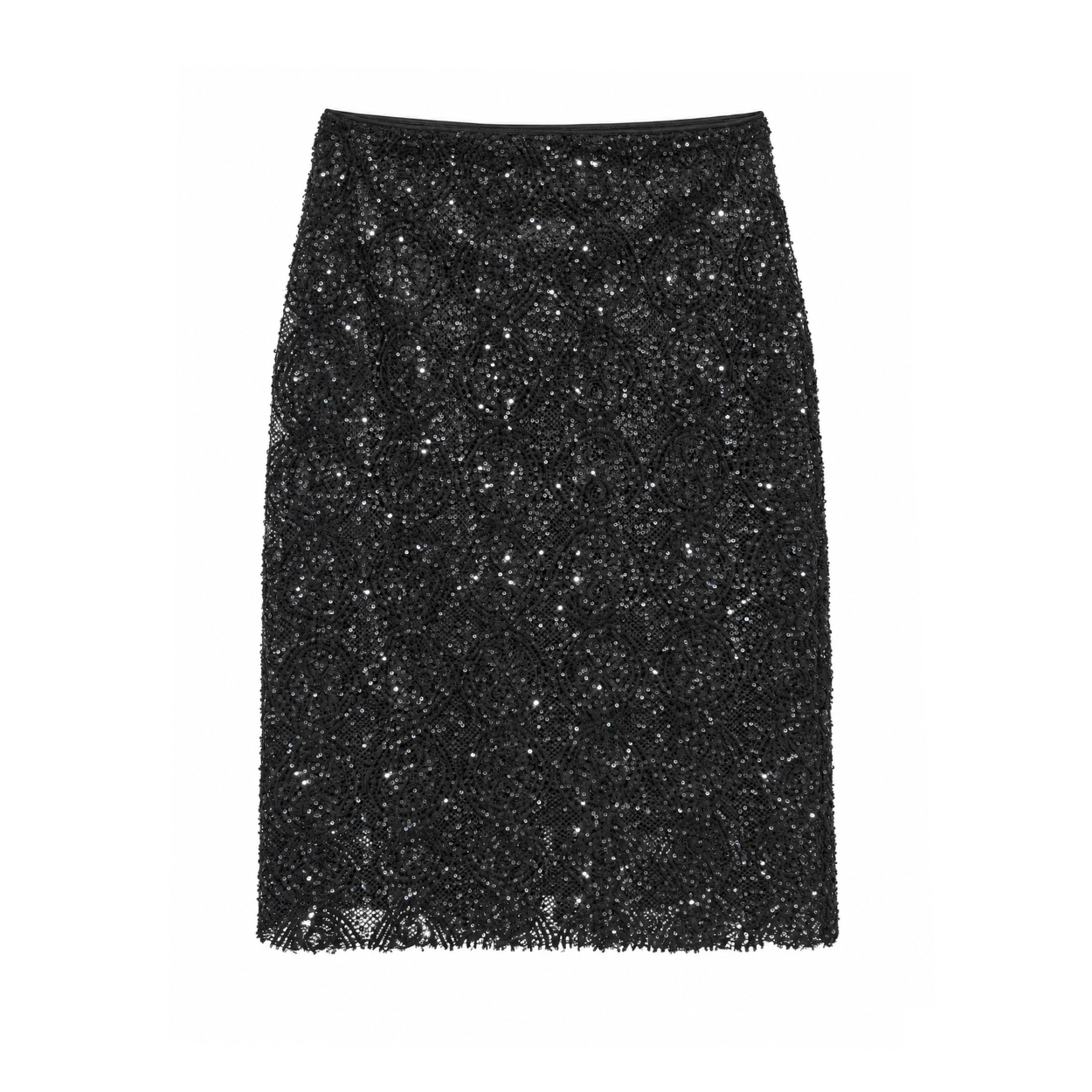 아크무어 글로우 자카드 스커트 블랙(ARCMOOR Glow Jacquard Skirt Black)