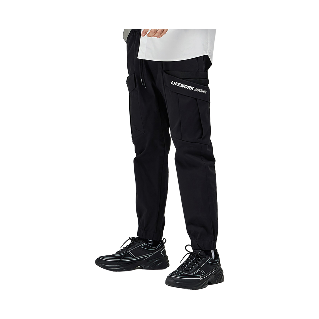 라이프워크 L1 더블테이프 카고 조거팬츠_LW215WL356(Lifework L1 Double Tape Cargo Jogger Pants_LW215WL356) - 3