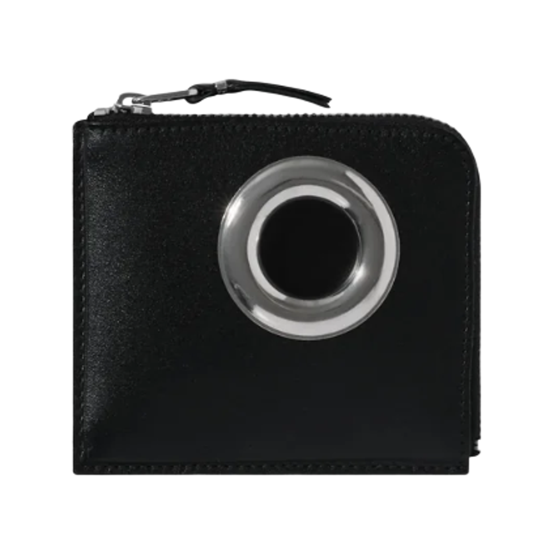 꼼데가르송 SA3100SE 실버 아일렛 월렛 블랙(Comme des Garcons SA3100SE Silver Eyelet Wallet Black)