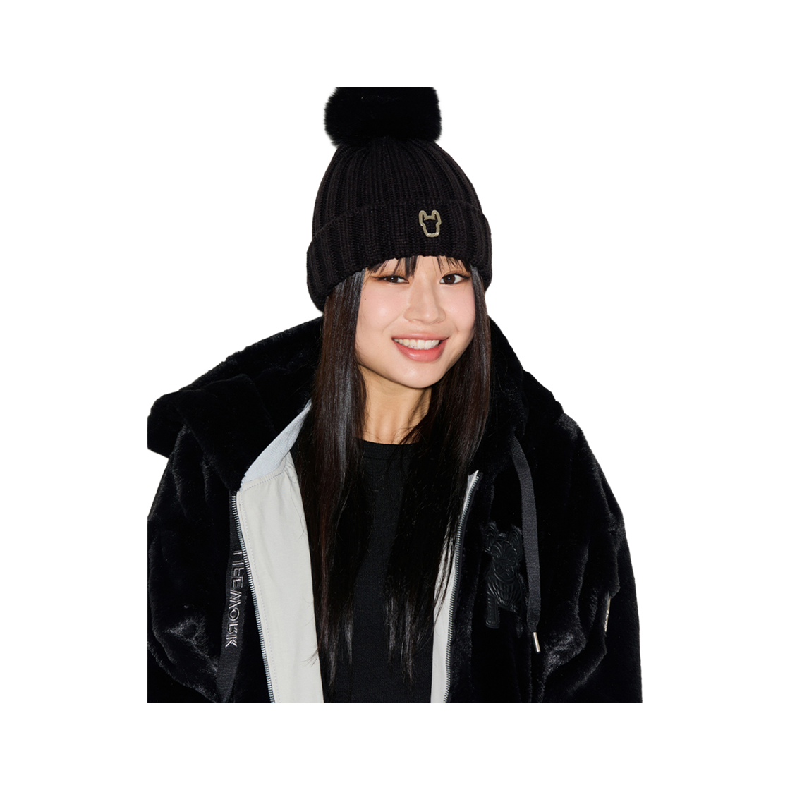 라이프워크 스틸와펜 폼폼이 비니_LW234CP702(Lifework Steel Wappen Pom-Pom Beanie_LW234CP702) - 2