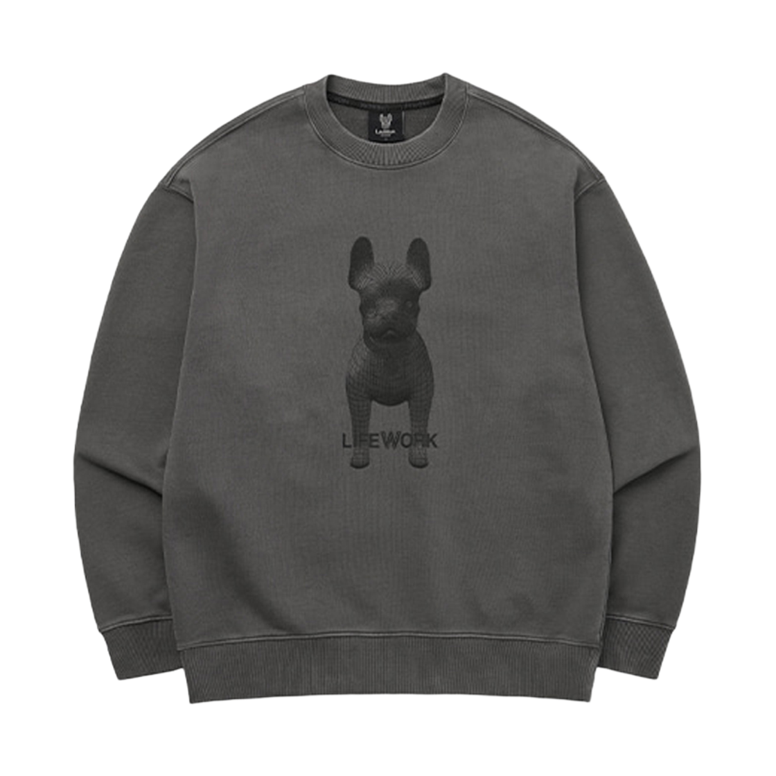 LW243MT110 Lifework Salt Washing 3D Radok Oversized Sweatshirt_LW243MT110