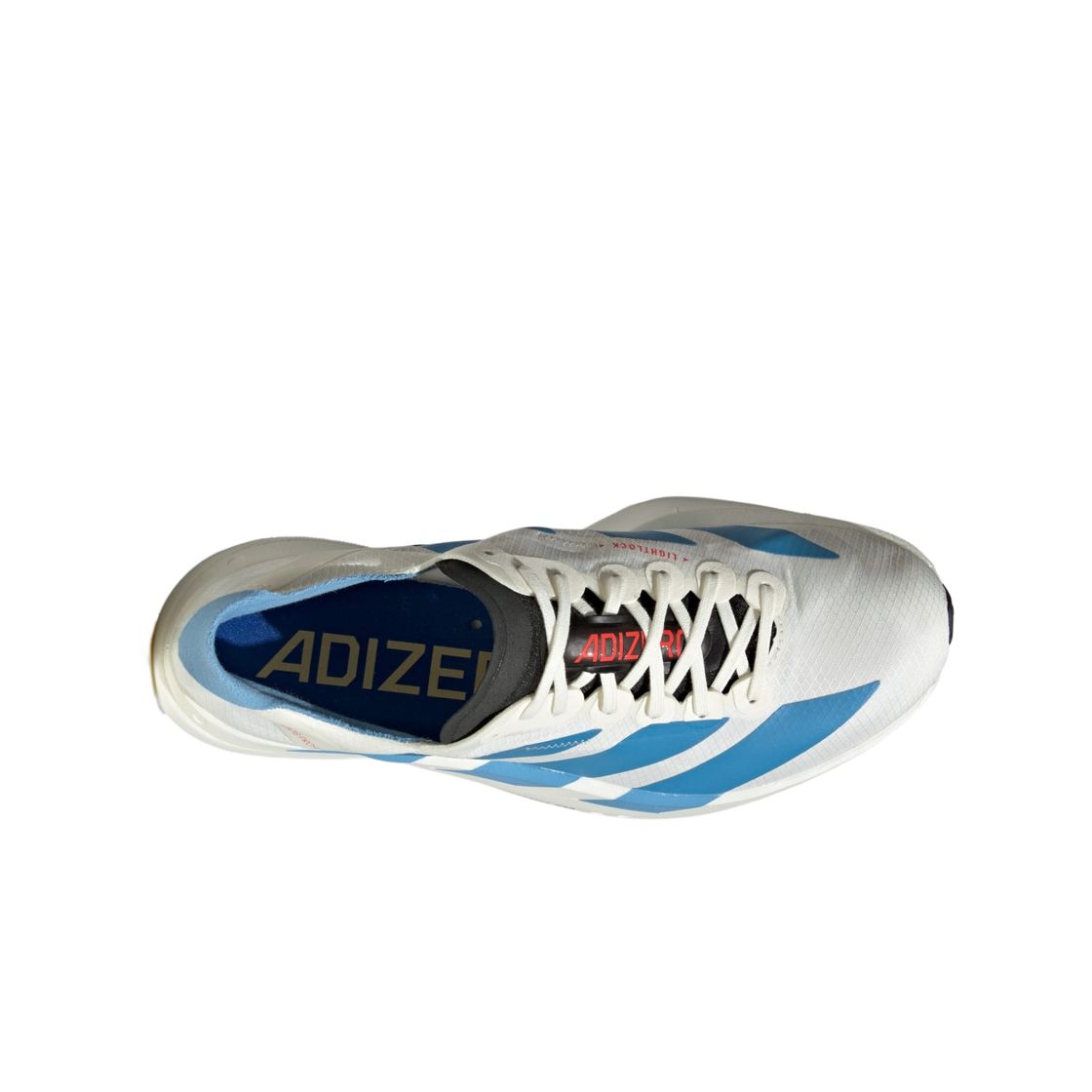 (W) 아디다스 아디제로 아디오스 프로 4 오프 화이트 라이트 블루((W) Adidas Adizero Adios Pro 4 Off White Light Blue) - 2