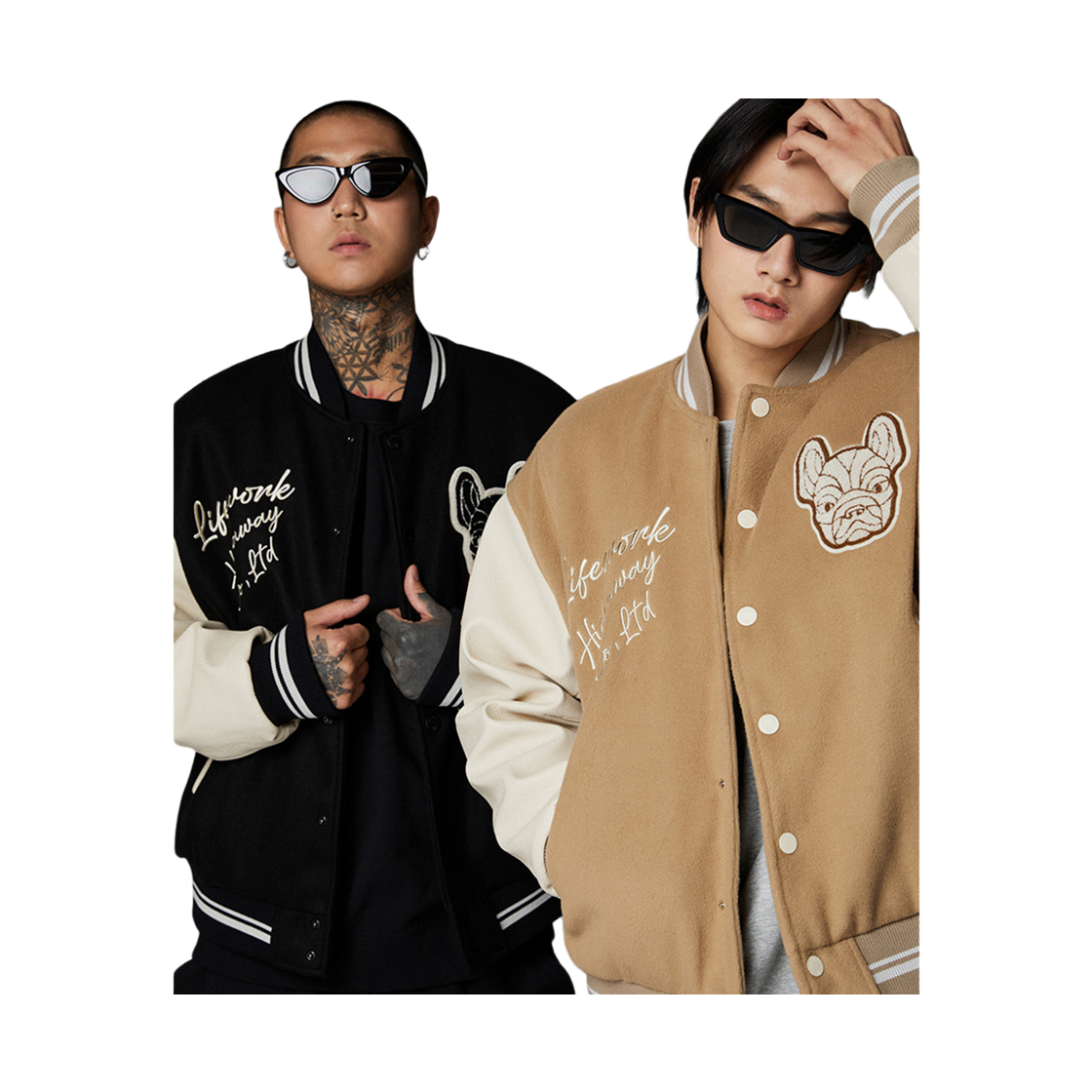 라이프워크 라독 스타디움 자켓_LW224JP323(Lifework Radoc Stadium Jacket_LW224JP323) - 2