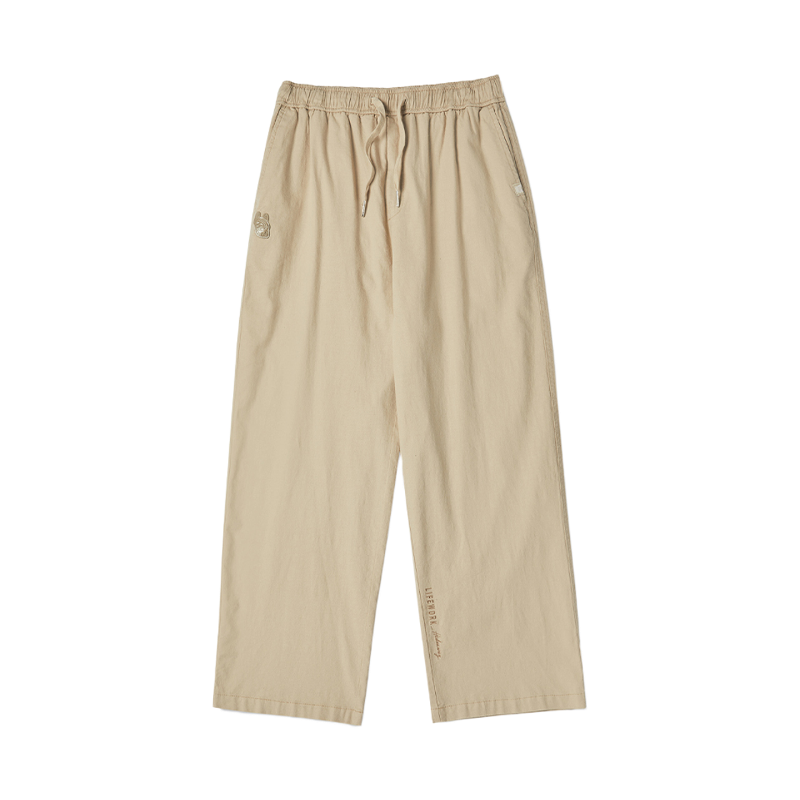 LW232WL821 Lifework Linen Loose-Fit Banding Pants_LW232WL821