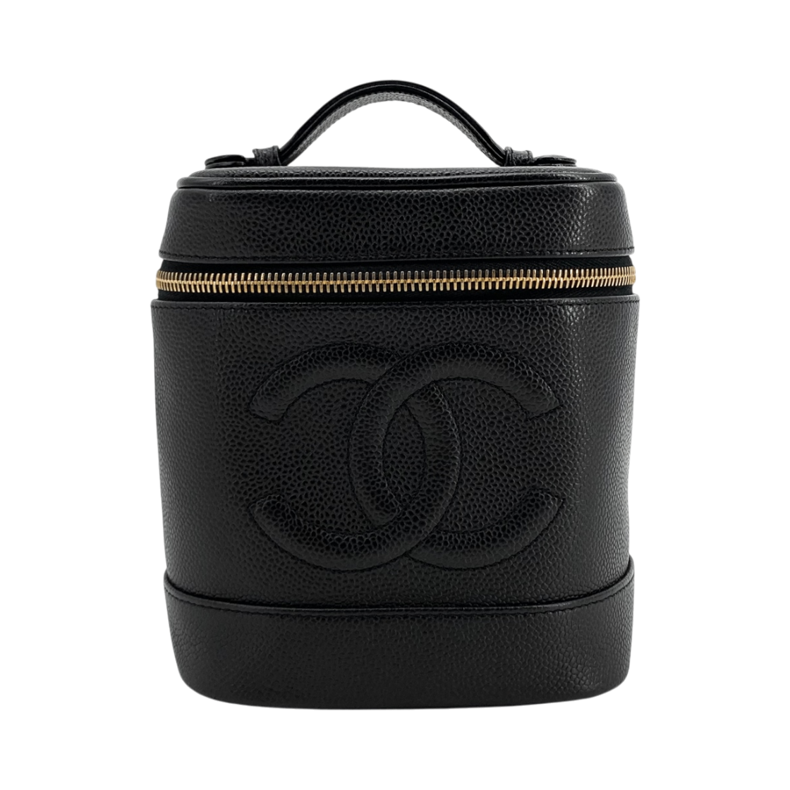 ITAUCJJM62OO Chanel Caviar CC Logo Vanity Tote Bag