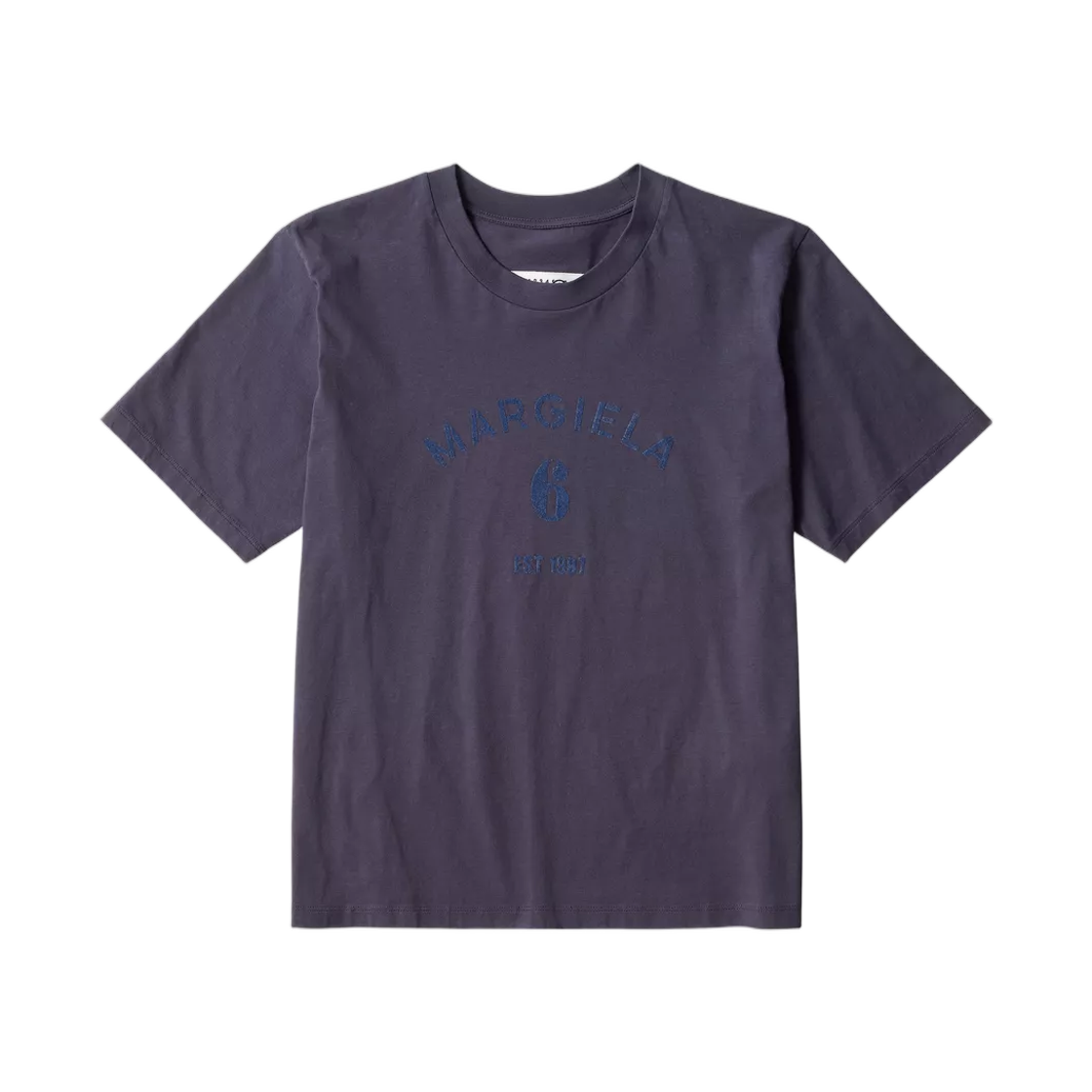 S62GD0225M20048524 (W) MM6 Maison Margiela Mannequin Print T-Shirt Blue