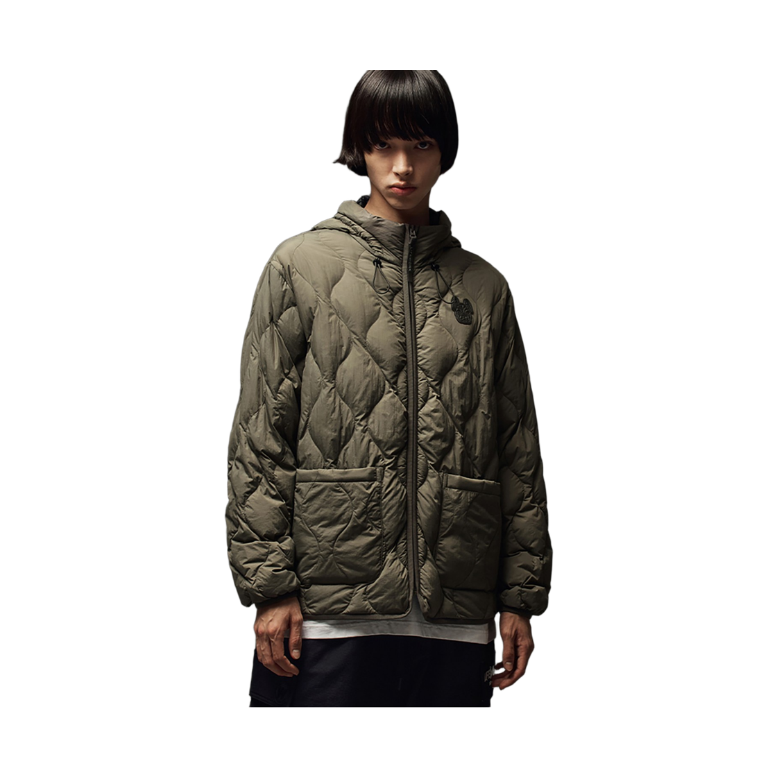 라이프워크 웨이브 퀼팅 라이트 후드 다운 점퍼_LW234DJ110(Lifework Wave Quilted Light Hooded Down Jumper_LW234DJ110) - 3