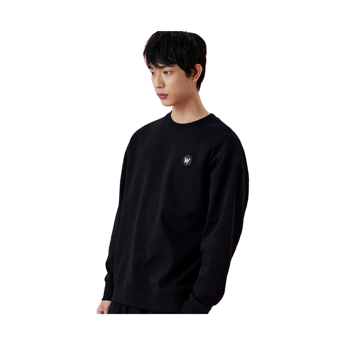 라이프워크 W레더 와펜 맨투맨_LW245MT972(Lifework W Leather Wappen Sweatshirt_LW245MT972) - 3