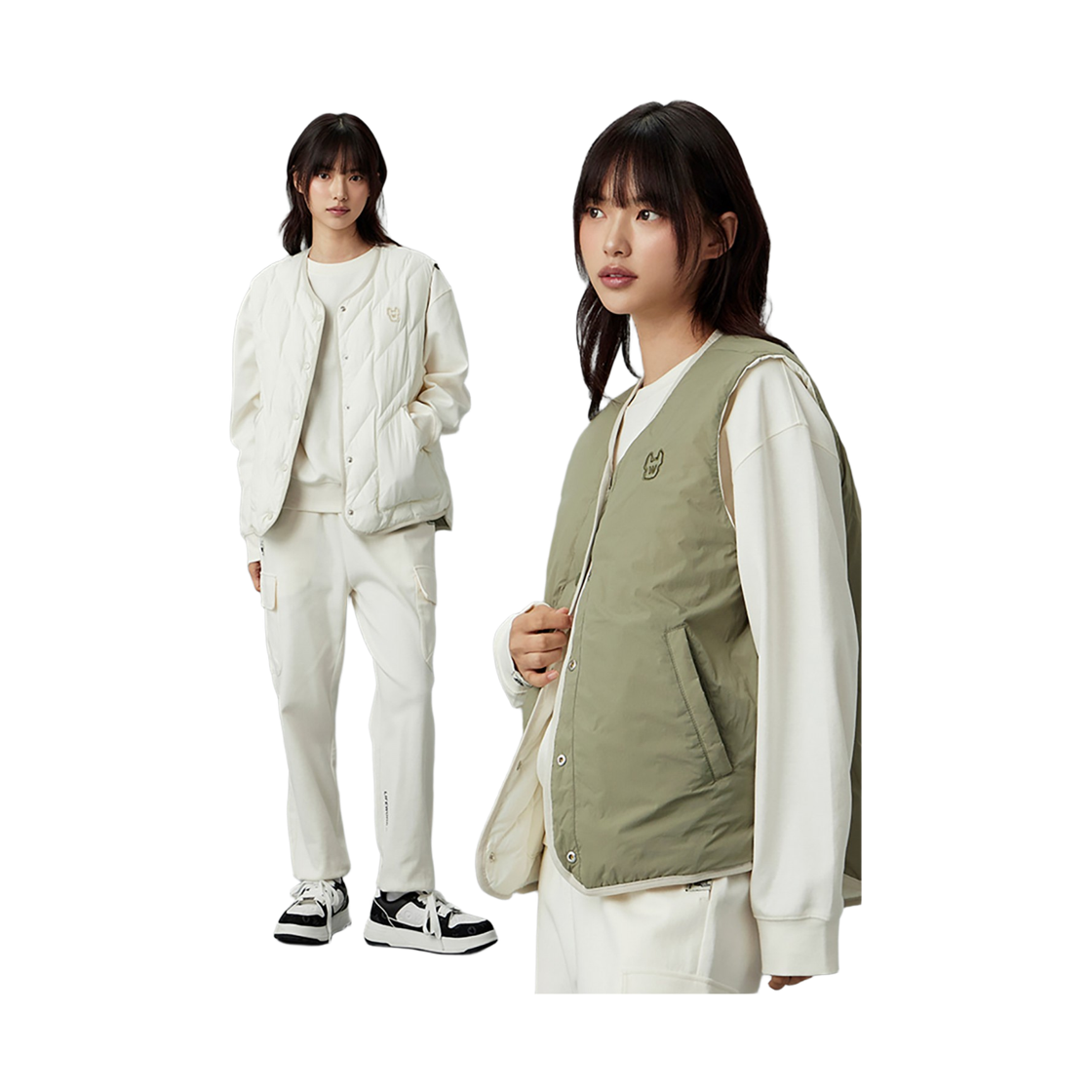 라이프워크 에어리 리버시블 다운 베스트_LW244DV700(Lifework Airy Reversible Down Vest_LW244DV700) - 3