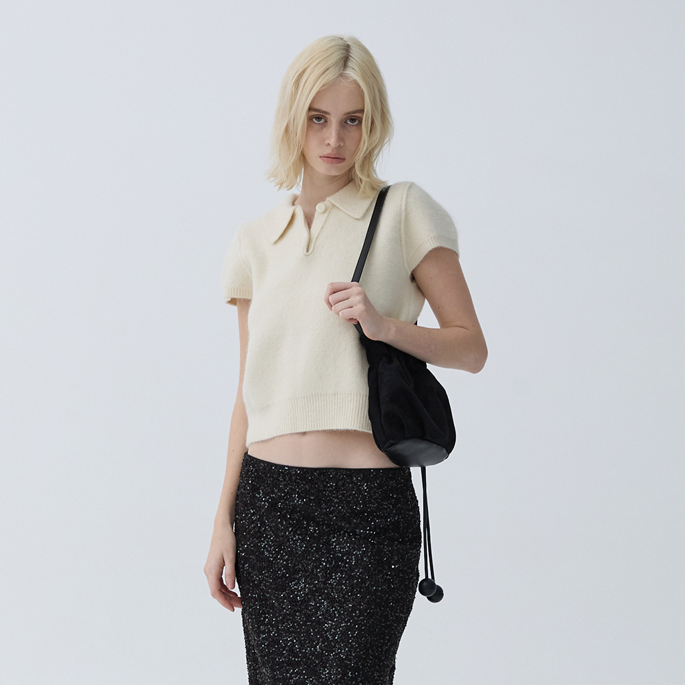 아크무어 미니 드로우 백 블랙(ARCMOOR MINI Draw Bag Black) - 2