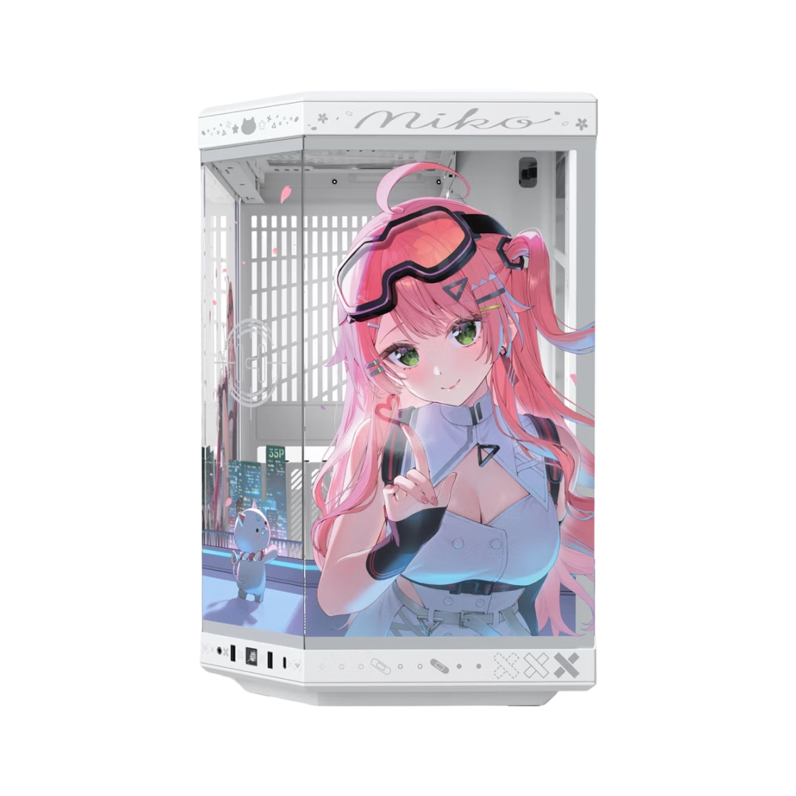 [12월 순차출고]HYTE Y70 사쿠라 미코 에디션 화이트 케이스(HYTE Y70 Sakura Miko Edition White Case) - 2